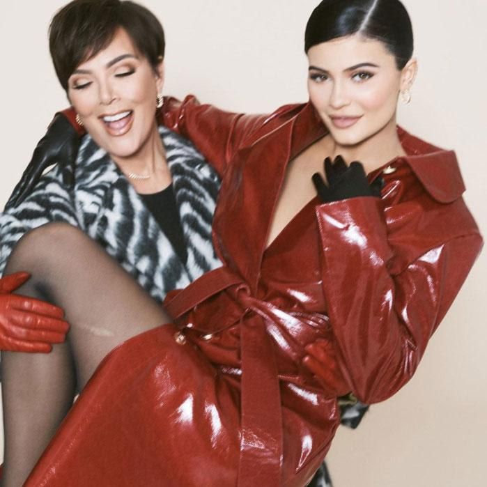 Kris Jenner and Kylie Jenner Harper's Bazaar shoot