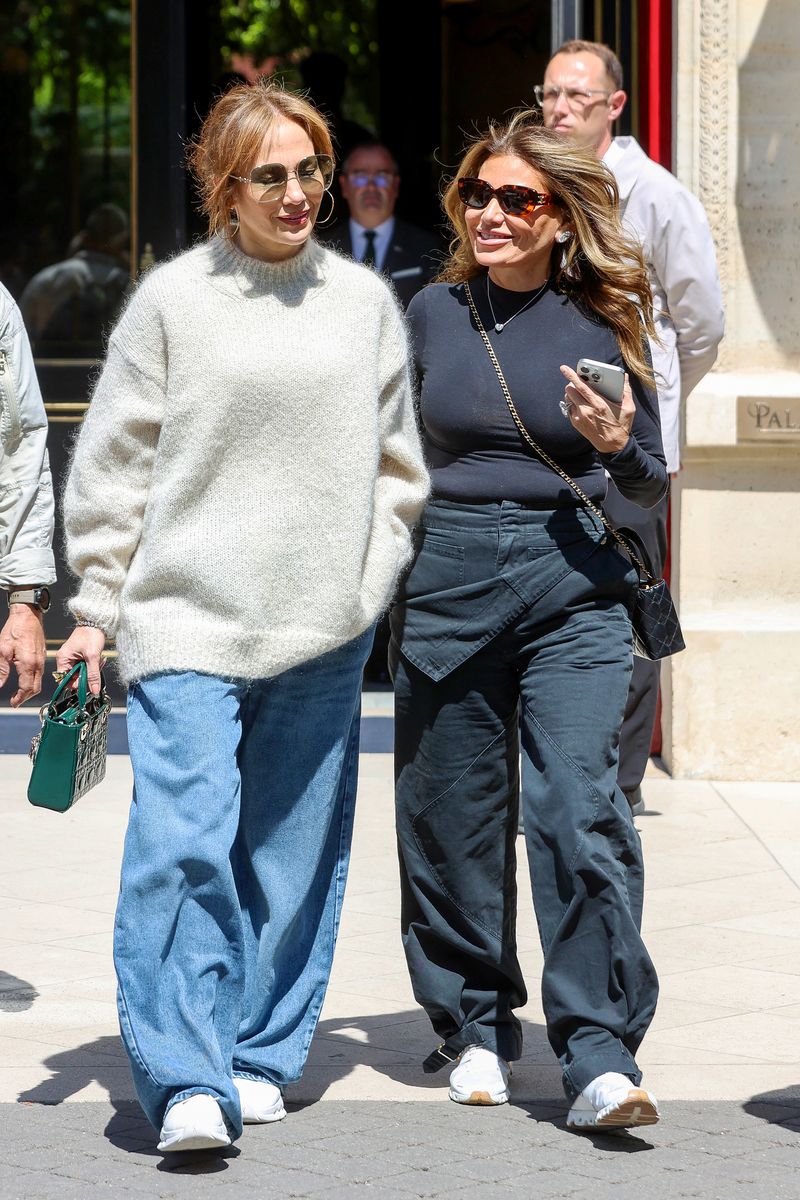 Jennifer Lopez and Loren Ridinger on May 10, 2024