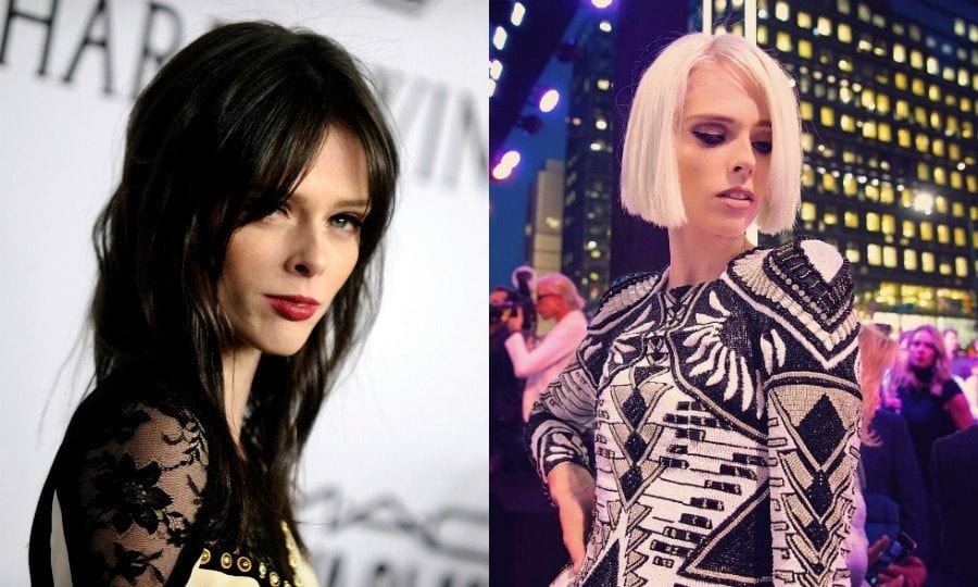 Supermodel <b>Coco Rocha</b> indulged in the platinum blonde trend with a new bob in autumn 2016.
Photos: Dennis Van Tine/Geisler-Fotopres / DPA/PA Images/Natasha Harri via Instagram/cocorocha