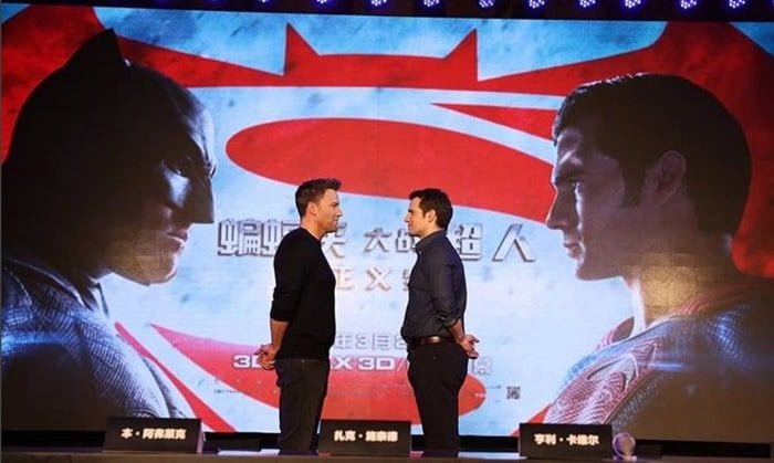 Who do you think comes out on top, Batman or Superman? Find out when 'Batman v Superman: Dawn of Justice' opens in theaters March 25.
<br>
Photo: Instagram.com/@batmanvsuperman