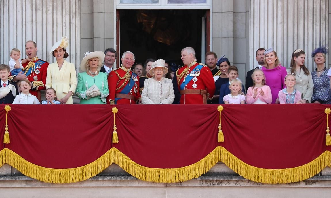 Queen Elizabeth and royal family