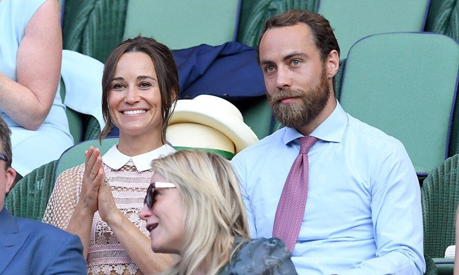 <B>DAY 3</B>
Middleton siblings James and Pippa were spotted in the stands together on day three of Wimbledon on July 5.
Photo: Karwai Tang/WireImage