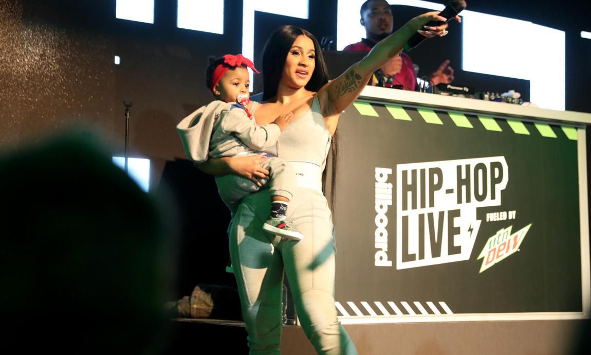 Cardi B with baby Kulture