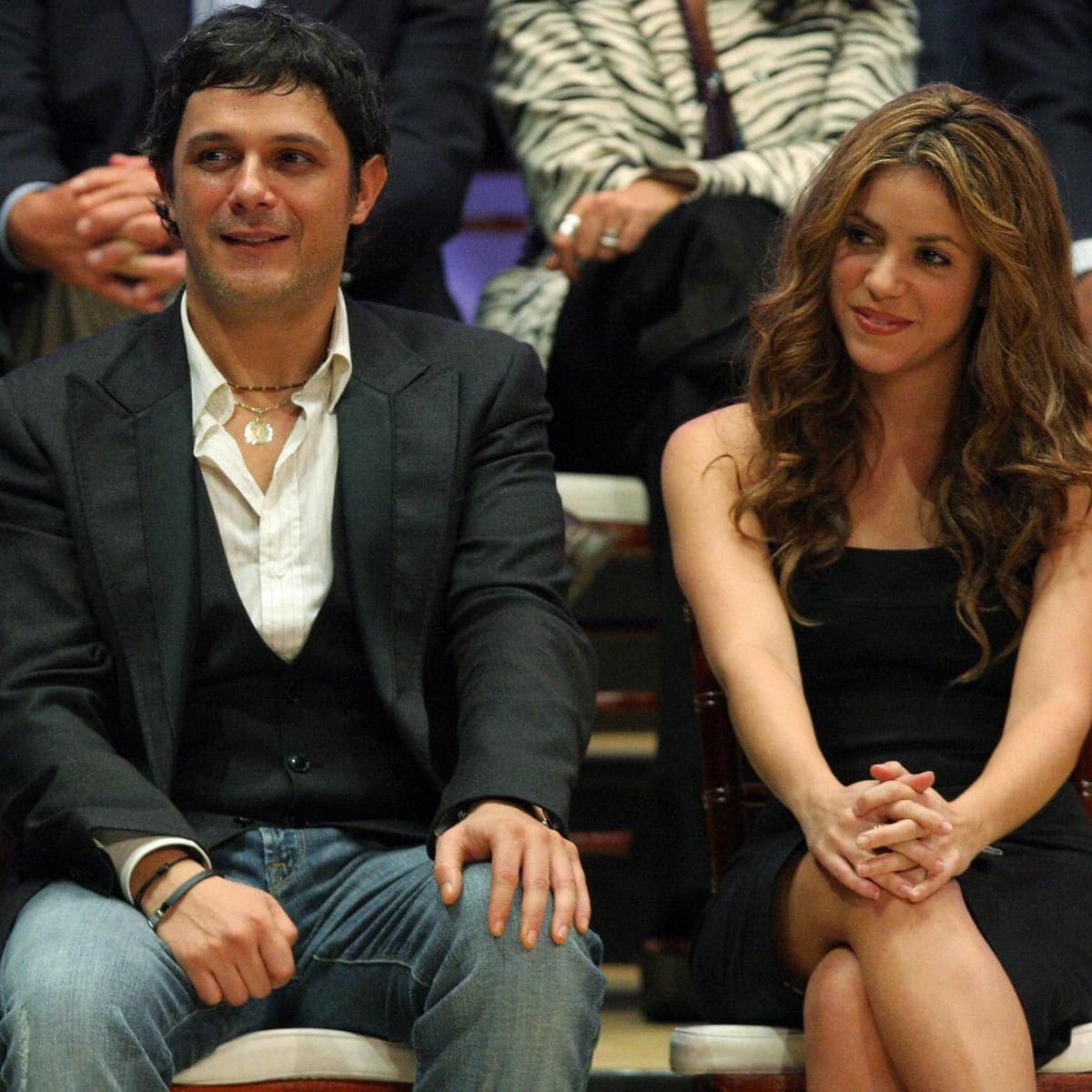 Miguel Bosé, Alejandro Sanz and Shakira