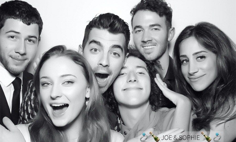 Joe Jonas and <i>Game of Thrones</i> star Sophie Turner celebrated their engagement with their closest friends and family at Mamo in New York City on Saturday, November 4. The evening seemed to be a night of dancing, photo booth fun and lots of love.
"Beautiful night celebrating beautiful people," Nick Jonas wrote along with a collection of photos on his Instagram.
Photo: Instagram/@nickjonas
