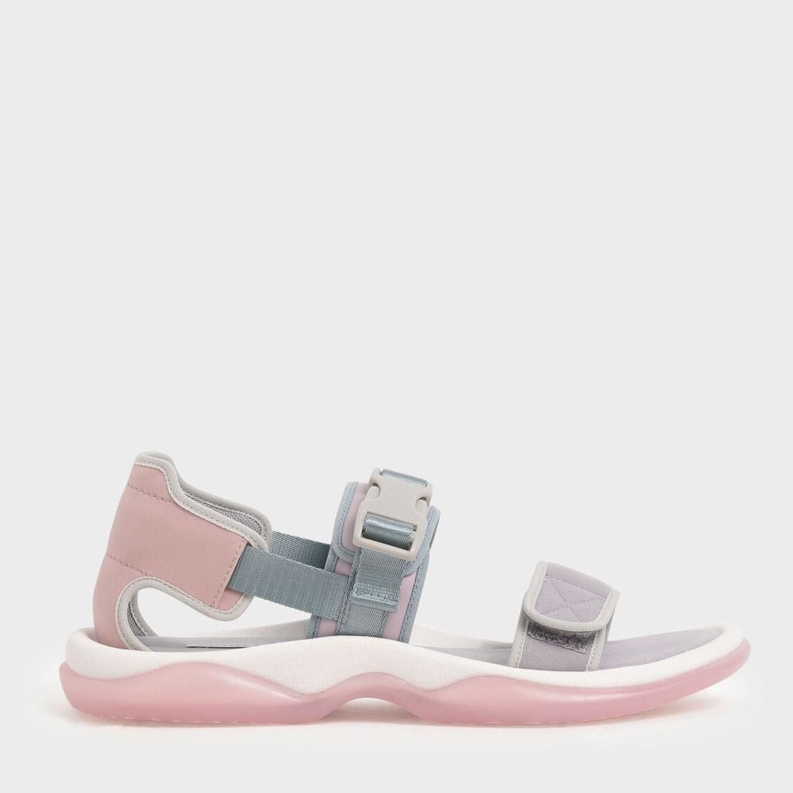 Charles & Keith dad sandals with Velcro straps