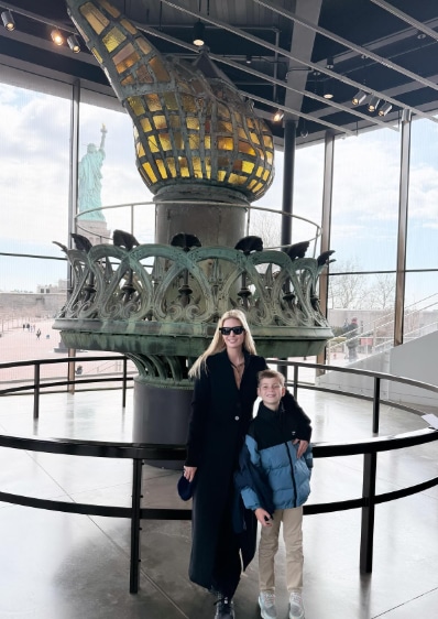 Ivanka Trump honors her immigrant heritage as she visits Ellis Island with her family