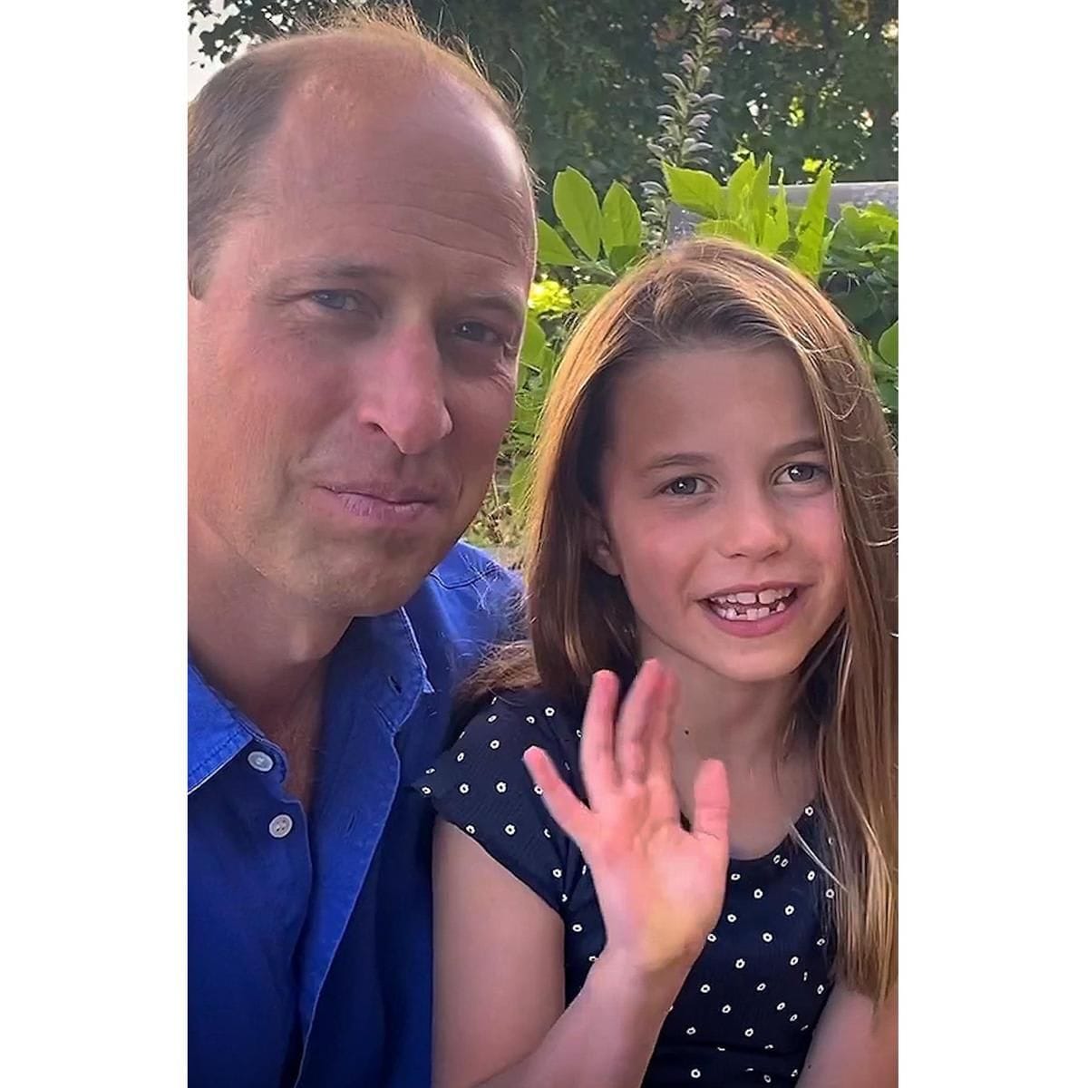 Prince William and Princess Charlotte wished the Lionesses good luck in a video shared on July 31