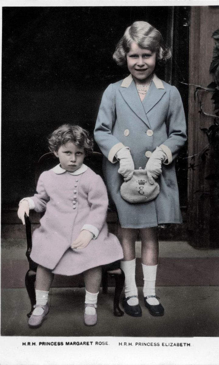 The Queen became a big sister in 1930 with the birth of her younger sister Princess Margaret.