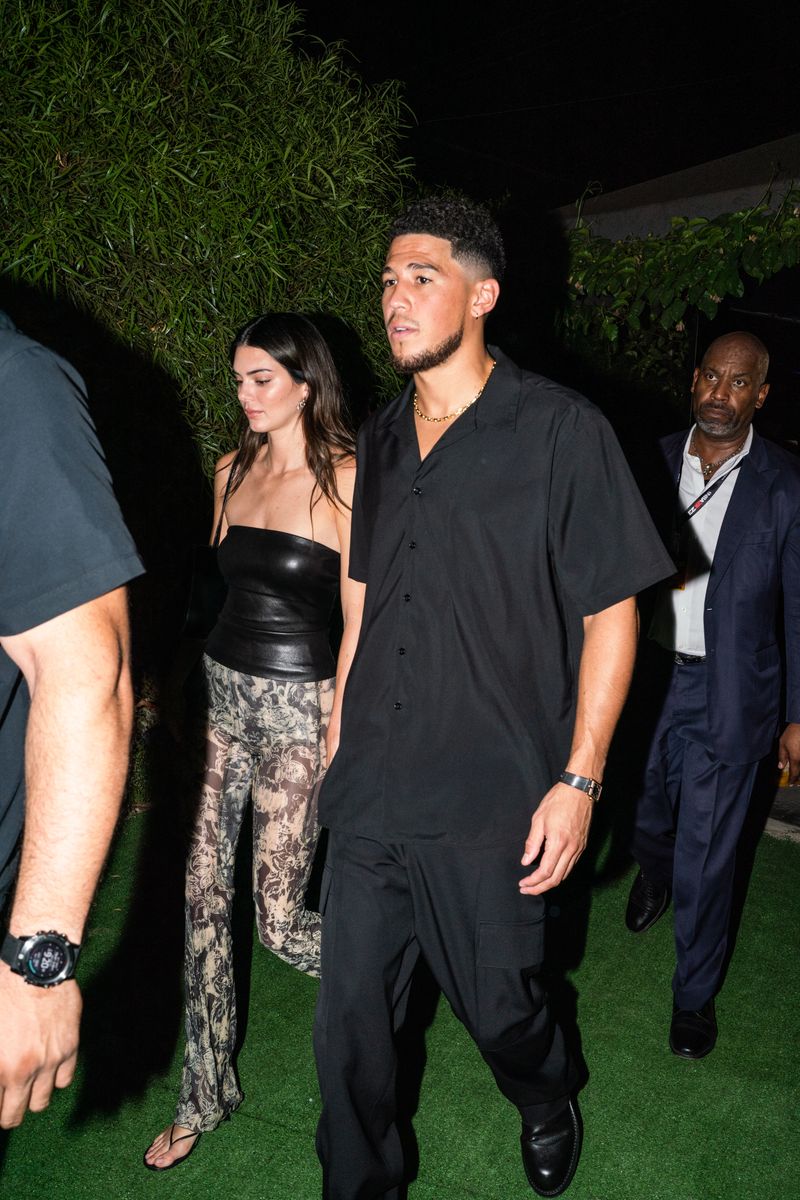 Kendall Jenner and Devin Booker in 2022 