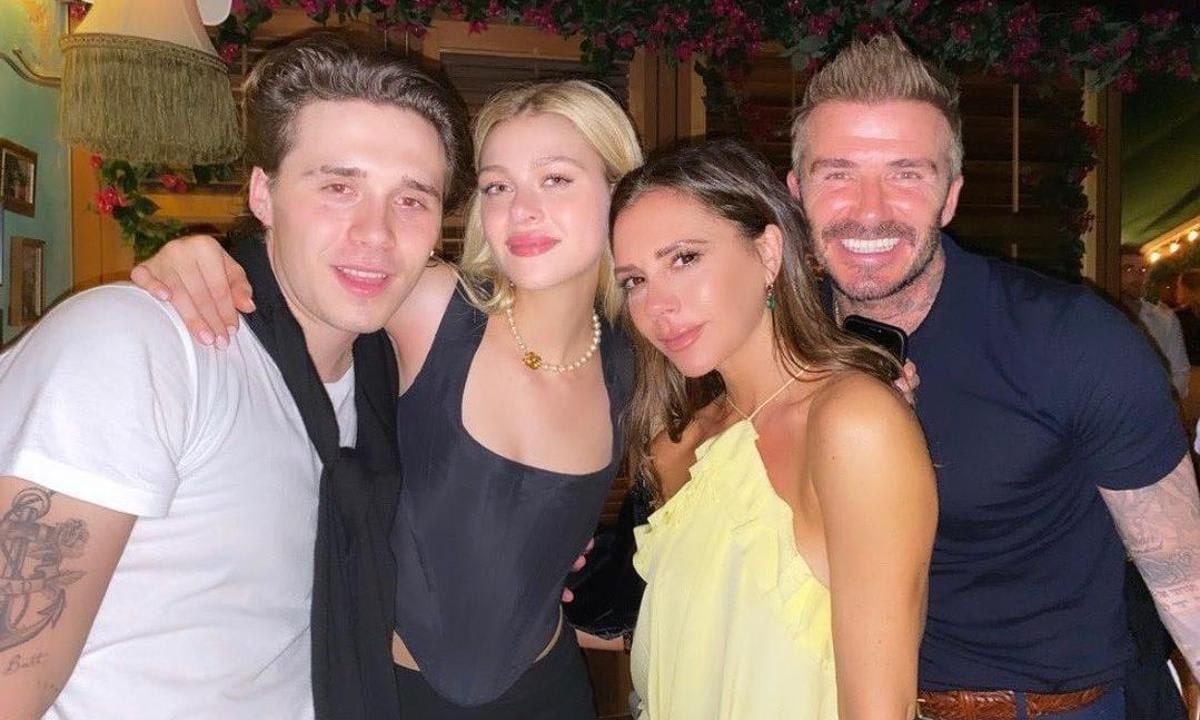 Brooklyn Beckham, Nicola Anne Peltz, Victoria and David Beckham