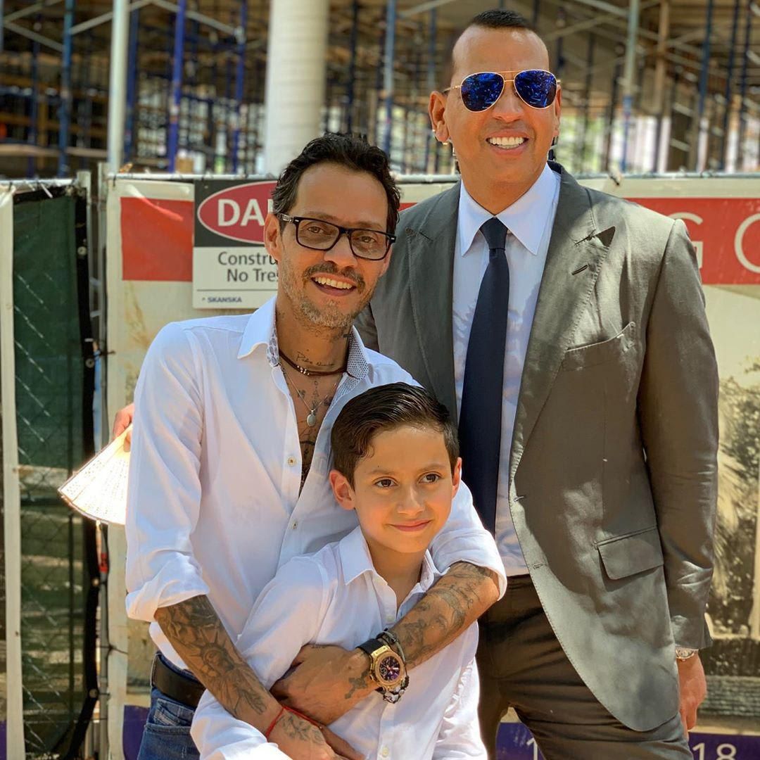 Marc Anthony and Alex Rodriguez