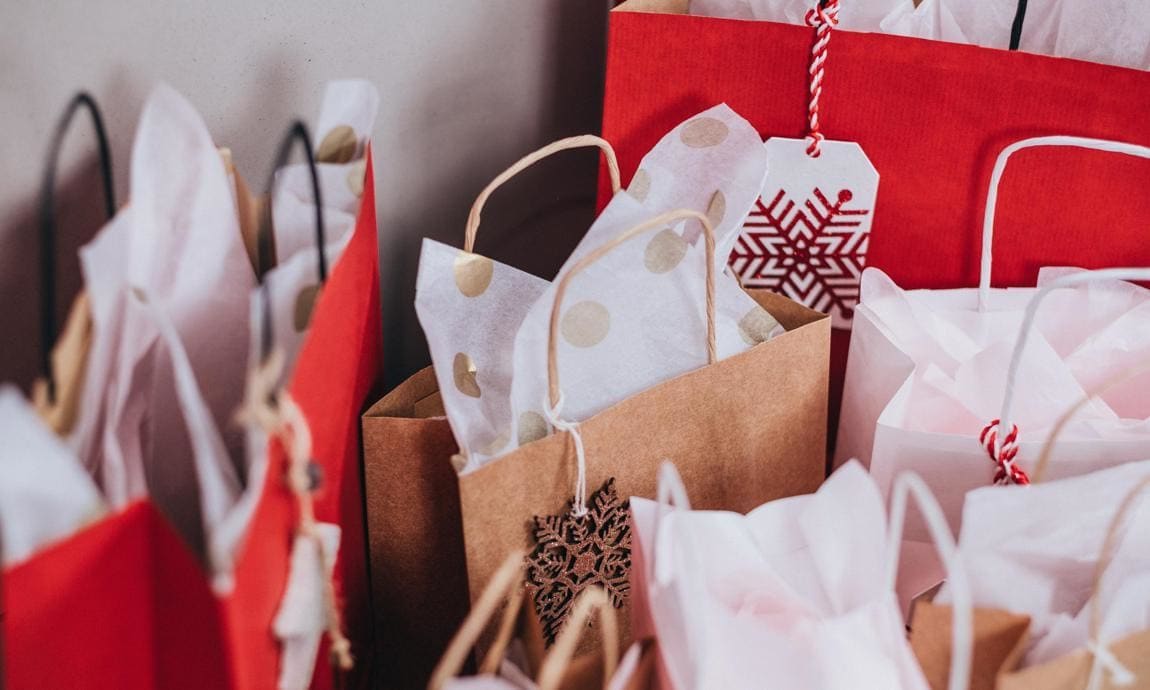 Christmas gift bags