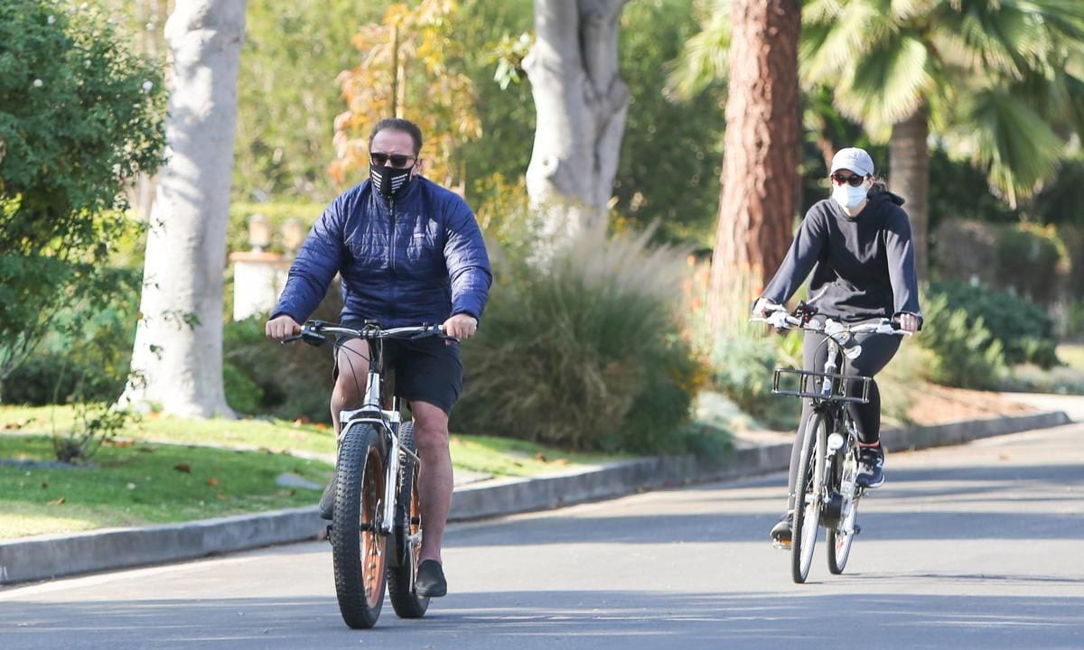 Arnold Schwarzenegger and his daughter Christina Schwarzenegger