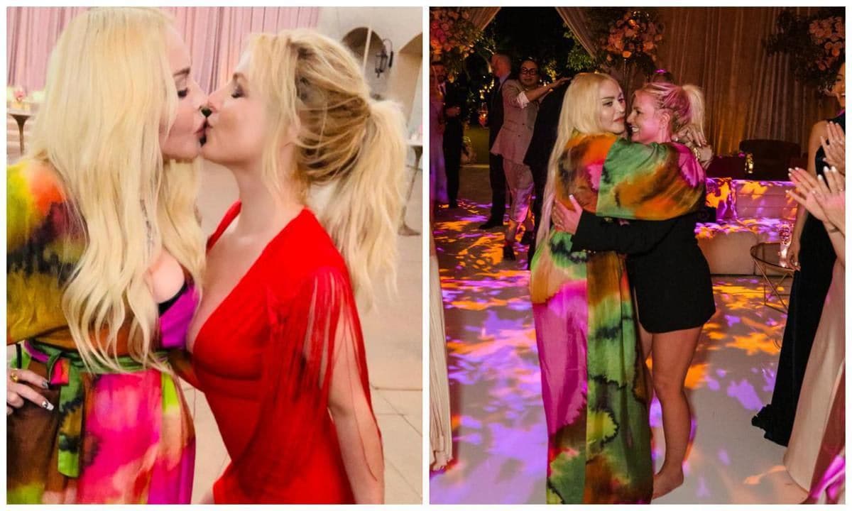 Britney Spears and Madonna Recreate Their Iconic MTV VMAs Kiss