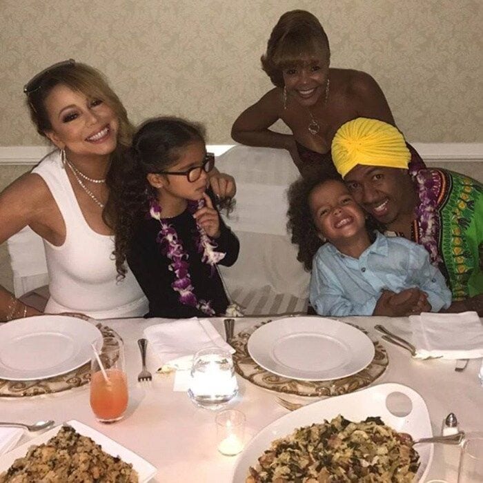 Nick Cannon reunited with ex Mariah Carey and their kids Monroe and Moroccan.
Photo: Instagram/@nickcannon