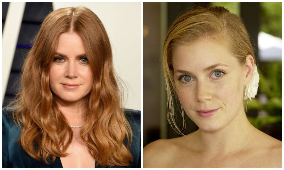 Amy Adams, who's currently a redhead, is actually naturally blond