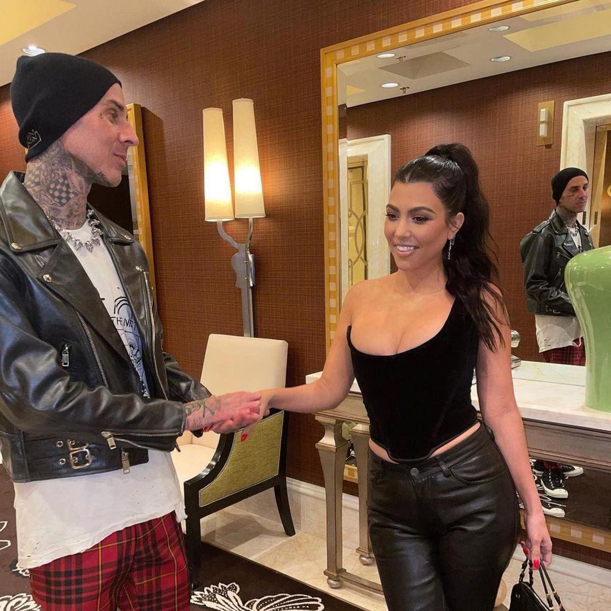 Kourtney Kardashian y Travis Barker