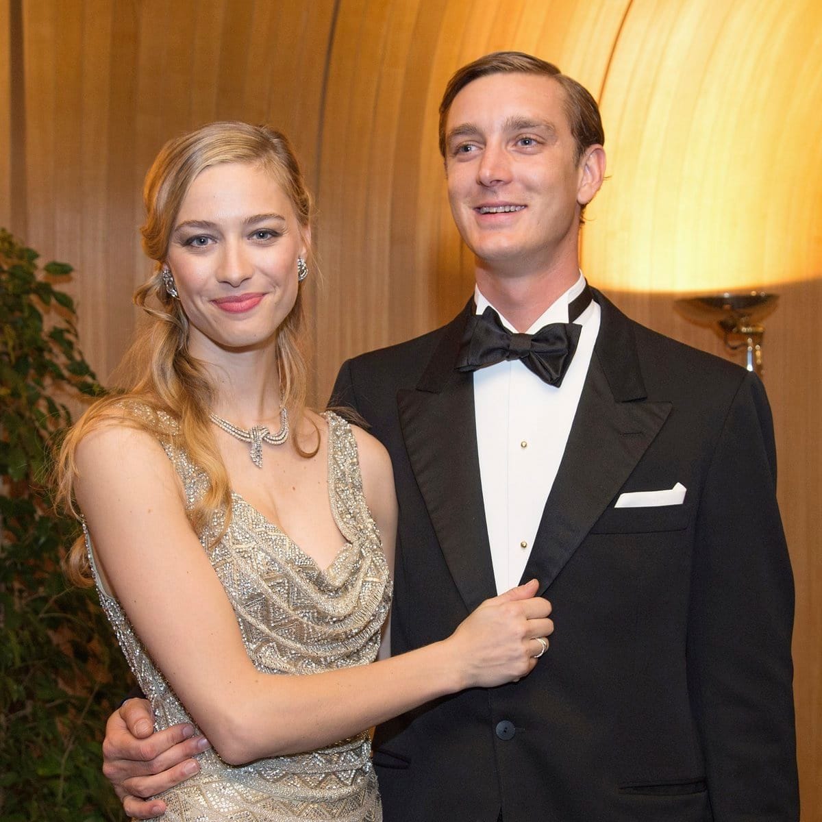 Pierre and Beatrice made a dazzling pair at the 2015 Rose Ball. Grace Kelly's grandson sweetly wrapped his arm around his then-fiance a few months before their royal wedding.