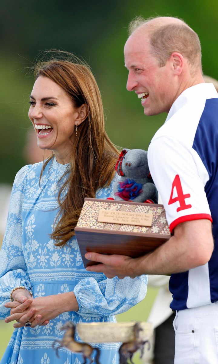 The Prince of Wales' team won the charity polo match on July 6.