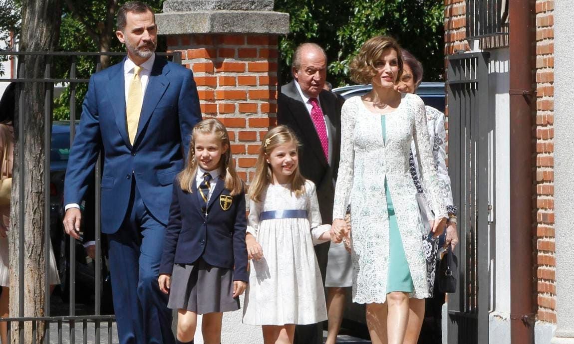 Spanish Royals Attend Their Daughter Leonor's First Communion