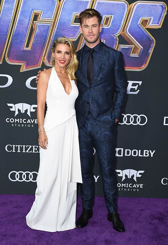 Chris Hemsworth Elsa Pataky Avengers premiere