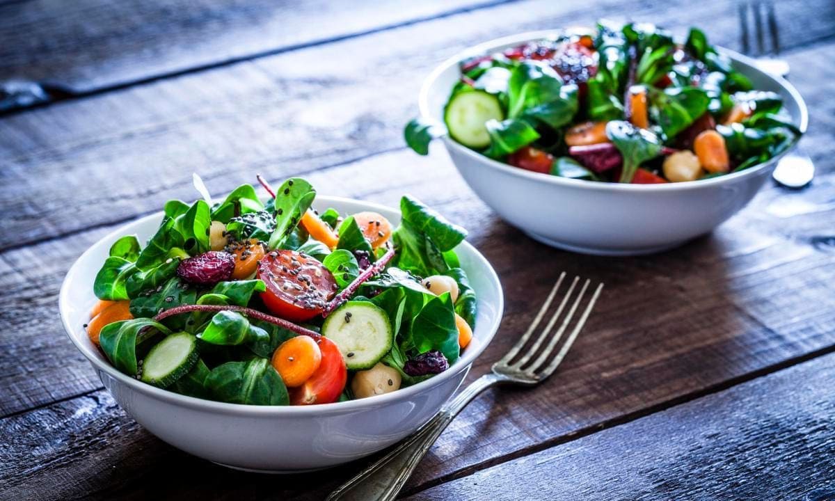 A healthy salad is perfect for summer!