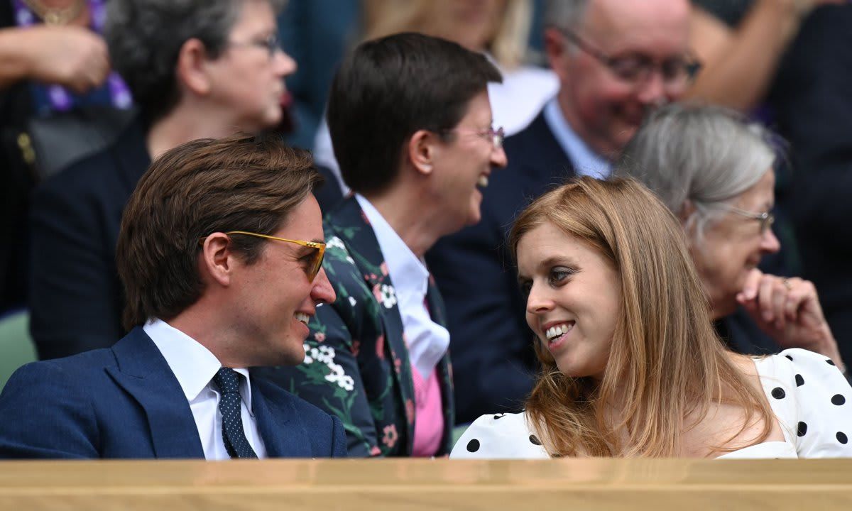 Princess Beatrice and her husband made an appearance at Wimbledon on July 8