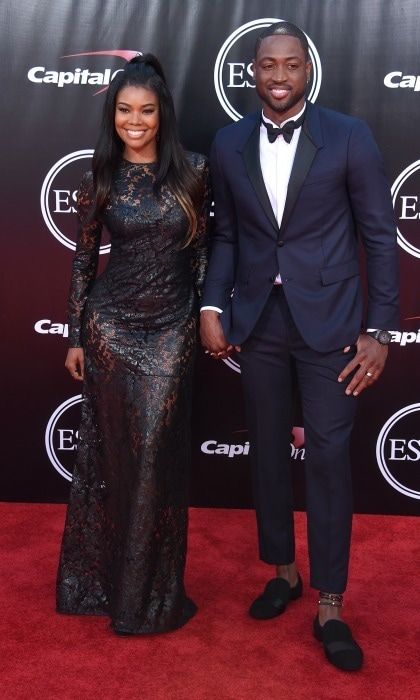 <b>Gabrielle Union and Dwyane Wade</b>
<br>
Photo: Getty Images