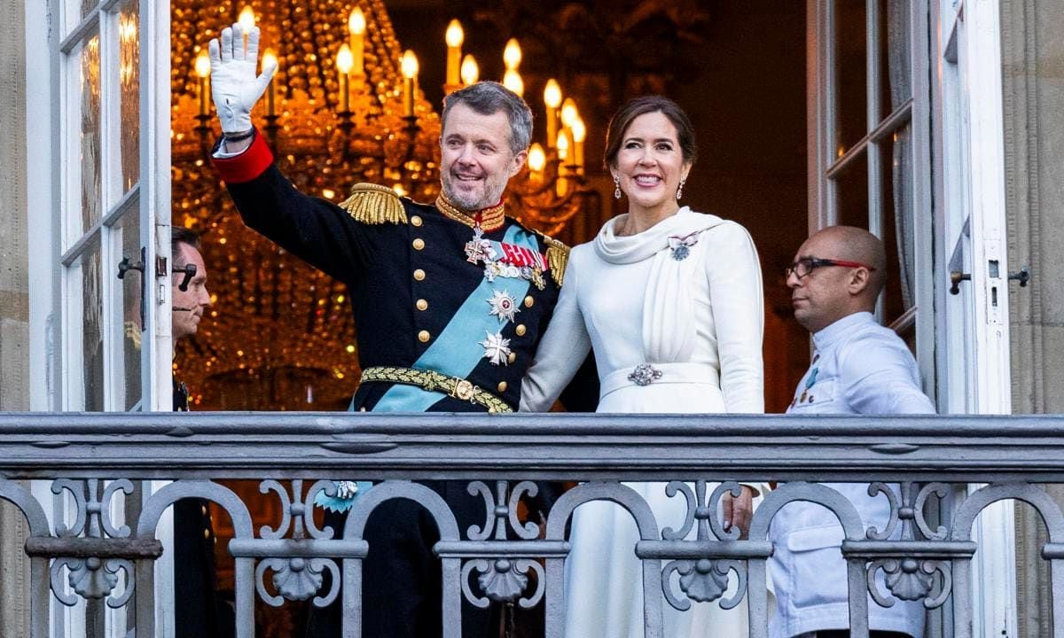 Frederik became the King of Denmark on Jan. 14