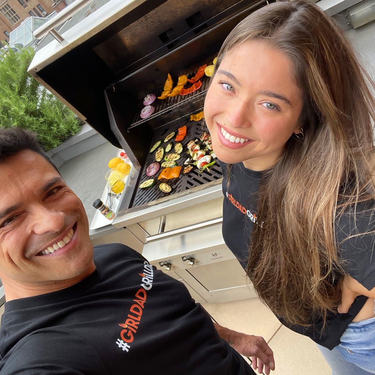 Mark kicked off the challenge on June 1 with a grilling selfie featuring his and Kelly Ripa’s daughter Lola