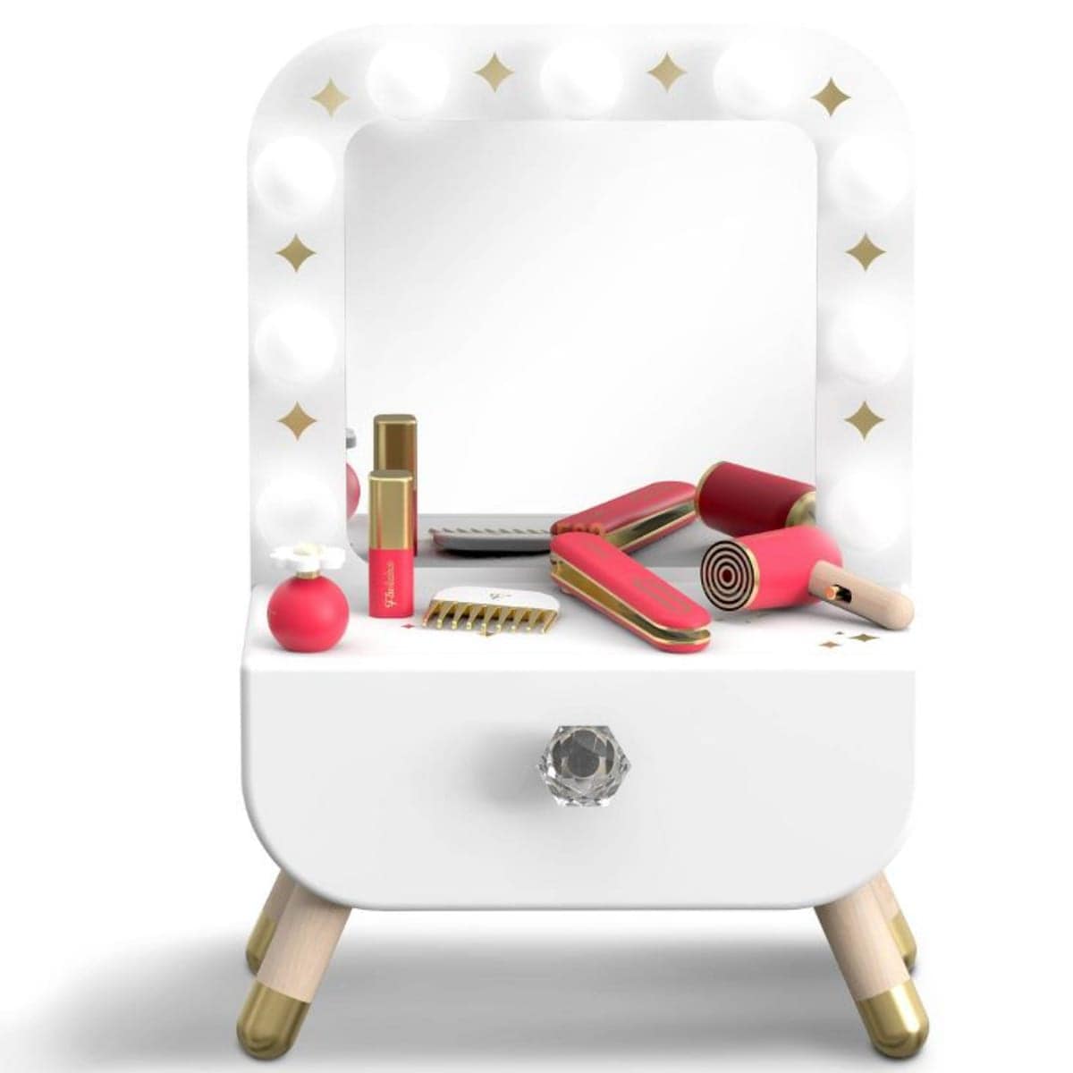 FAO Schwarz Make-Believe Magic Vanity Mirror Makeup Set