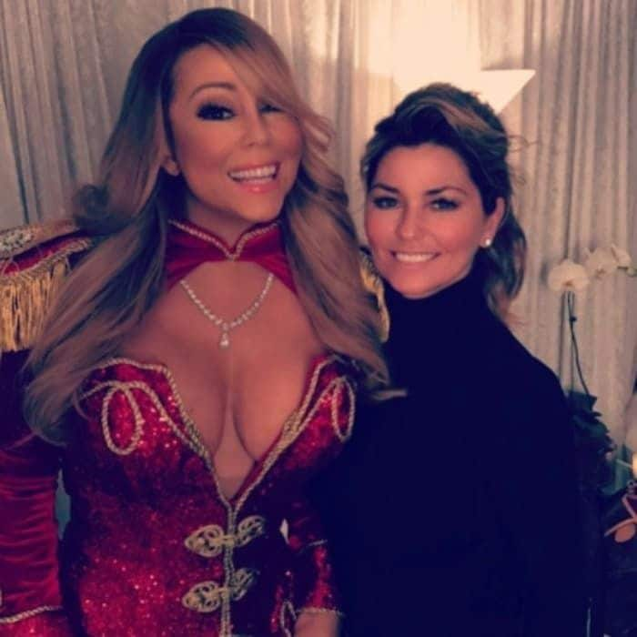 December 11: Shania Twain had a fun night during the Mariah Carey <i>All I Want for Christmas is You</i> show at the Beacon Theatre in NYC.
Photo: Instagram/@shaniatwain