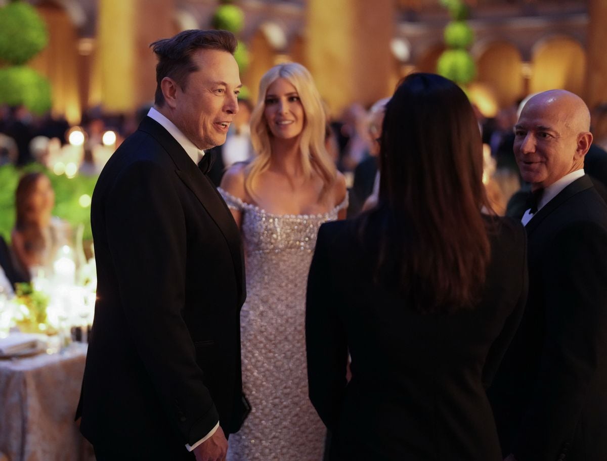 Elon Musk, Ivanka Trump and Jeff Bezos