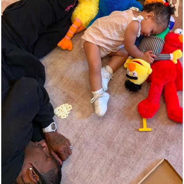 Travis Scott and daughter Stormi share their cute side