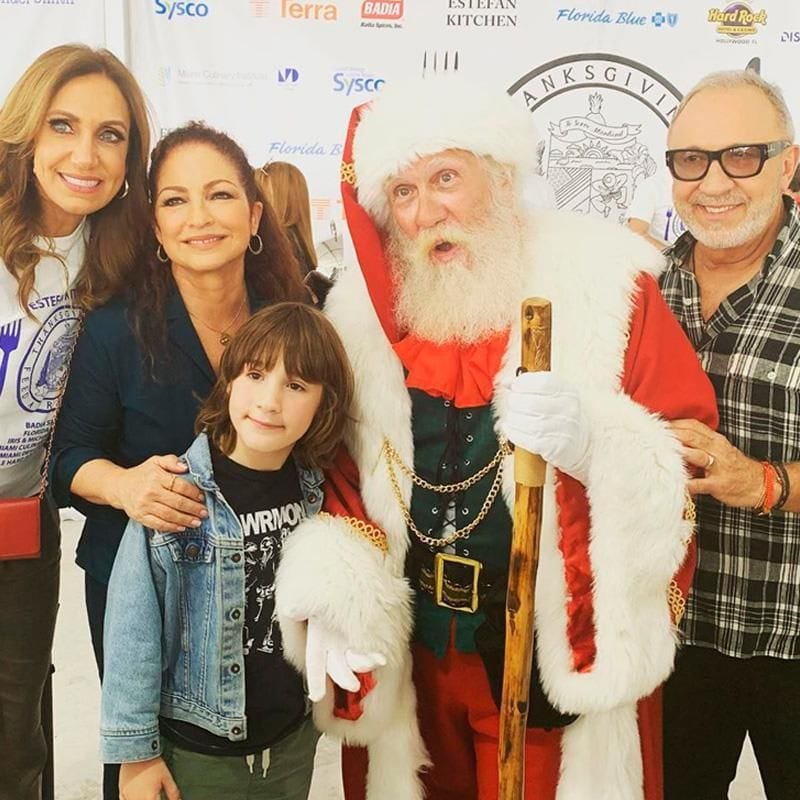 Gloria, Lili y Emilio Estefan