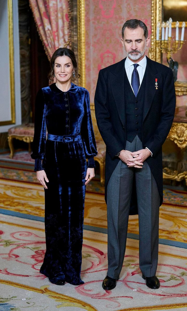 The Spanish monarchs attended the Diplomatic Corps reception on Feb. 5