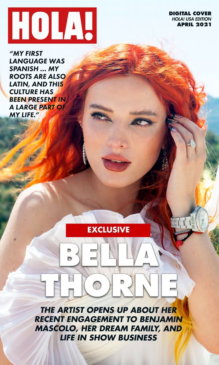 BELLA THORNE DIGITAL COVER HOLA! USA
