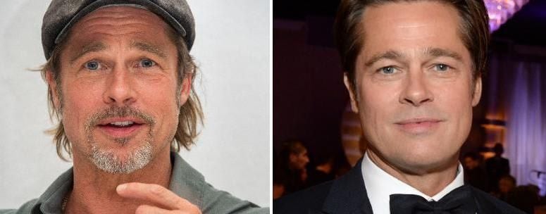 Brad Pitt looks impeccable with or without a beard