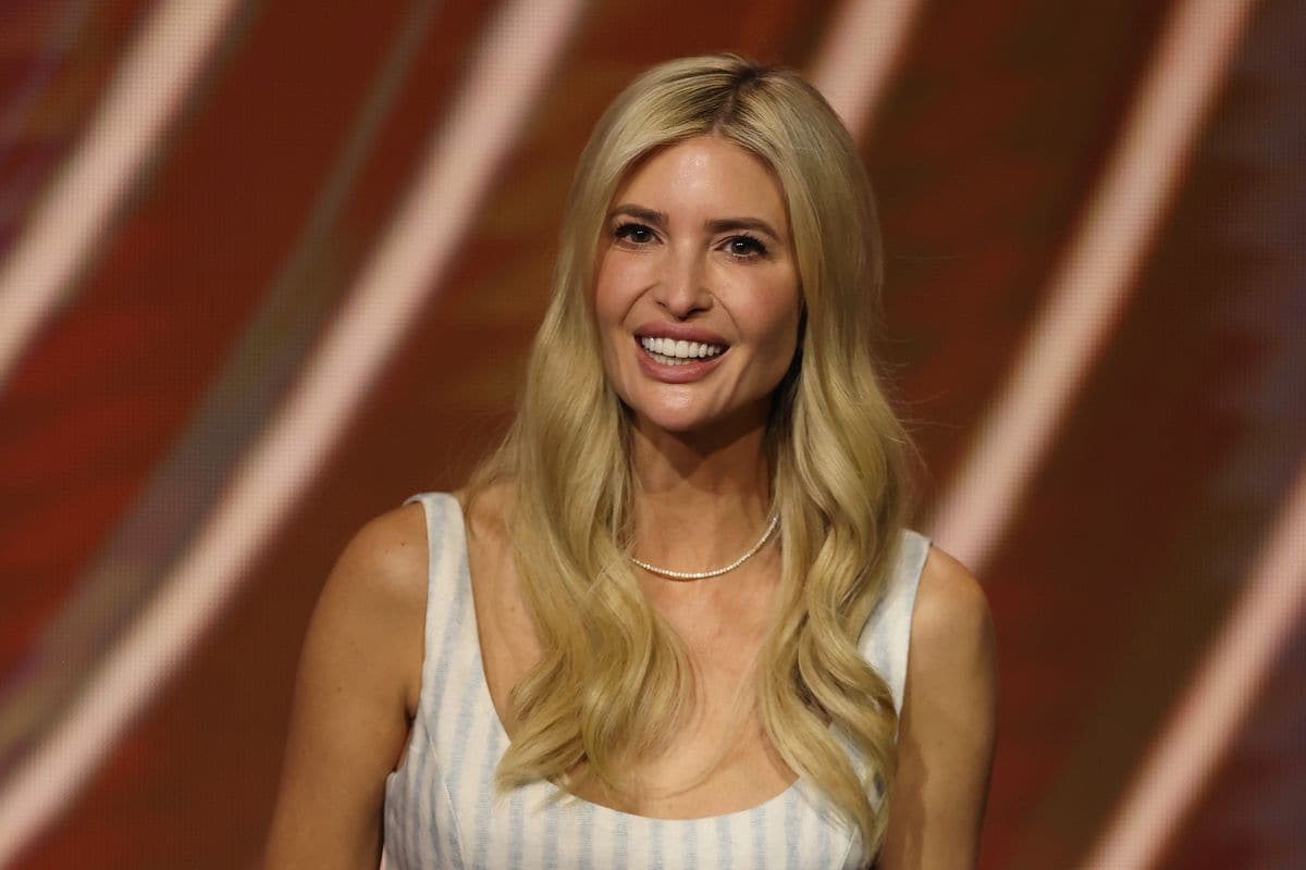  Ivanka Trump looks on during the 2025 FIFA Club World Cup Draw at Telemundo Studios on December 05, 2024 in Miami, Florida.  (Photo by Brennan Asplen/Getty Images)