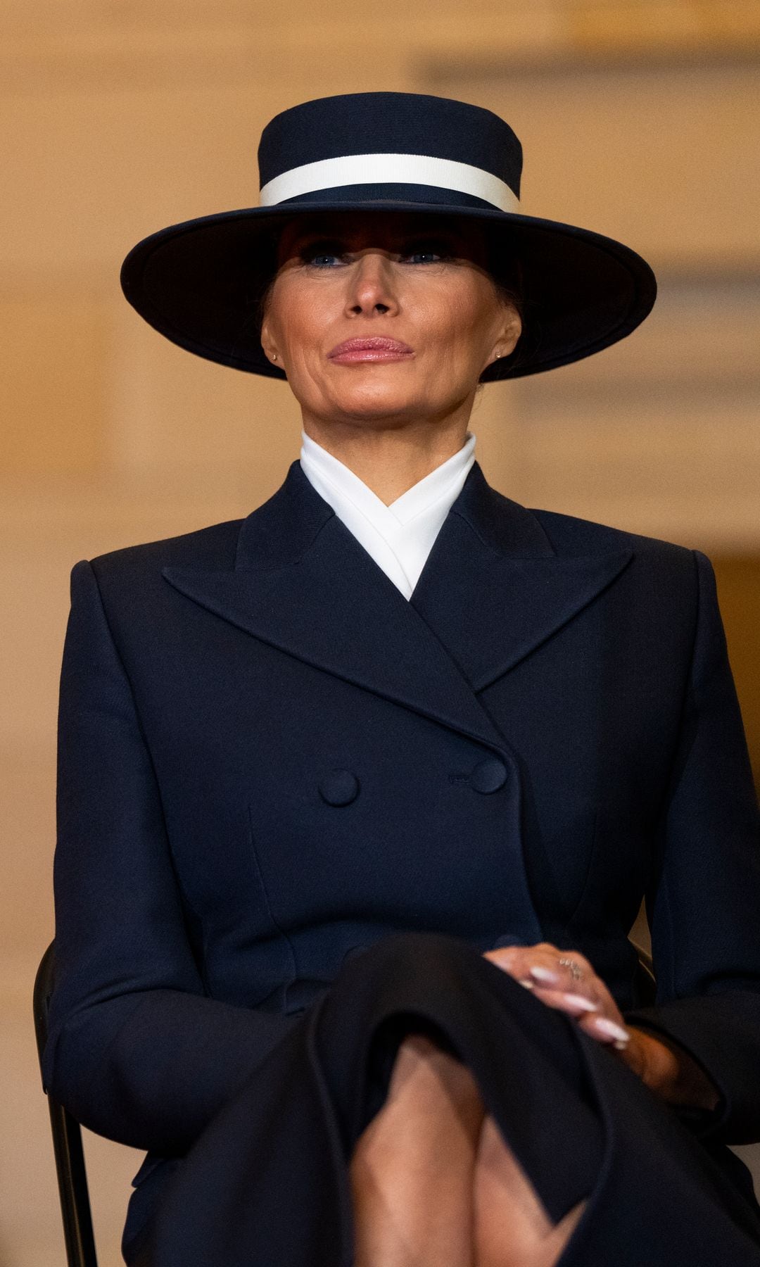 inauguration fashion: first lady Melania Trump