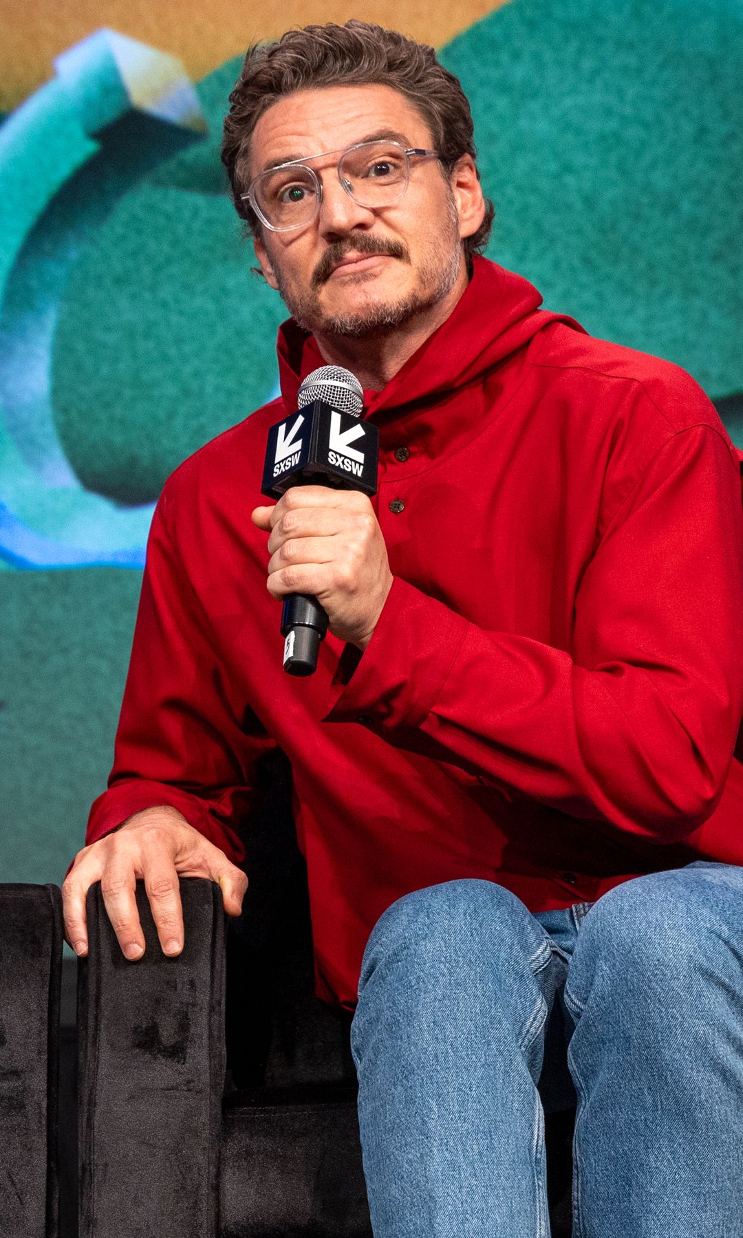 Pedro Pascal is the king of retro style in colorful vintage outfit