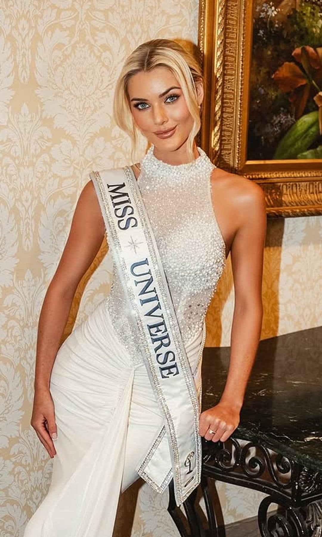 Miss Universe 2024, Victoria Kjær Theilvig, was among the attendees at the 'Hispanic Inaugural Ball'