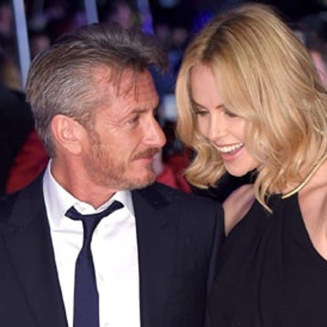 Sean Penn only has eyes for Charlize Theron at U.K. premiere of The Gunman