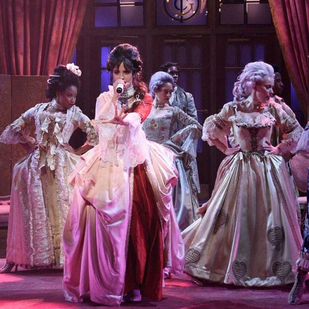 Camila Cabello conquers nerves and channels Marie Antoinette in show-stopping SNL debut