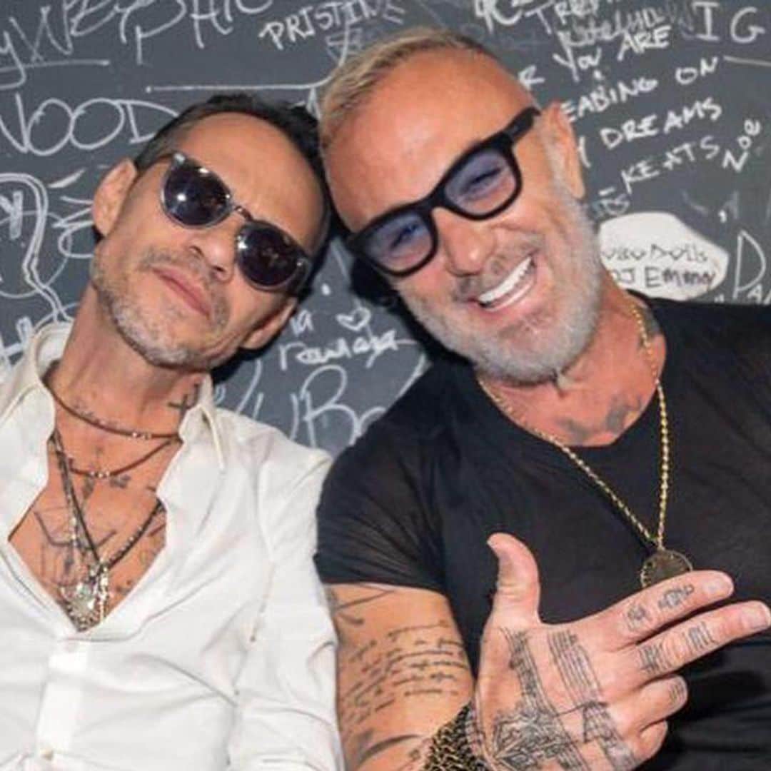 Gianluca Vacchi celebrates his bromance with Marc Anthony