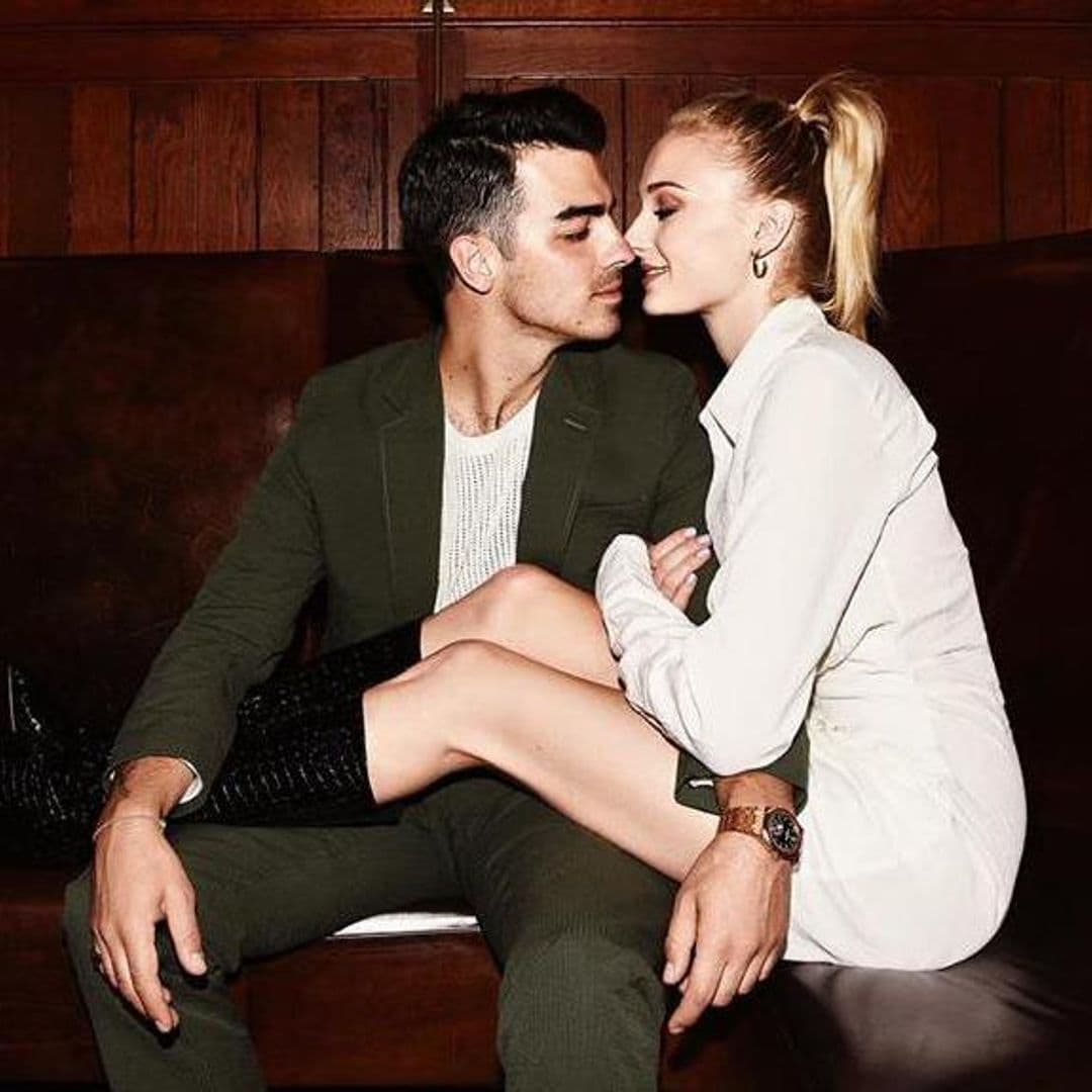 Pregnant Sophie Turner celebrates her birthday with Joe Jonas – and sparkling water!