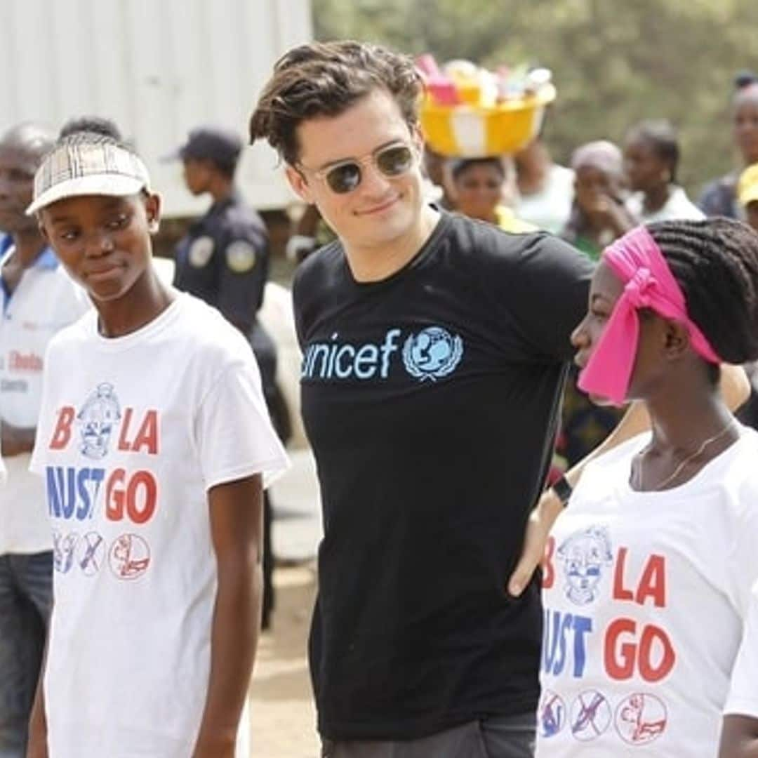 Orlando Bloom visits Liberia to show progress after Ebola outbreak