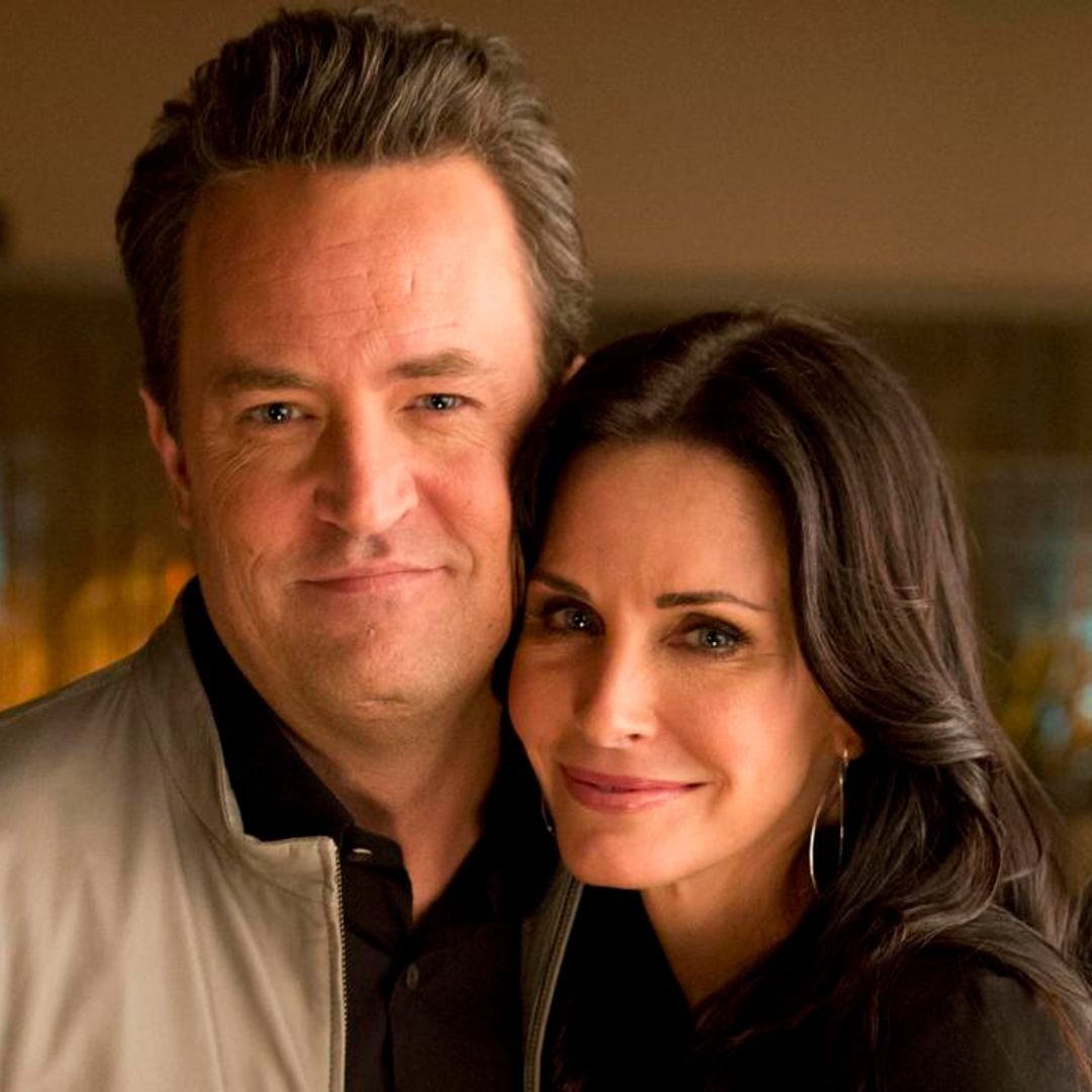 Courteney Cox says that the late Matthew Perry ‘visits’ her a lot