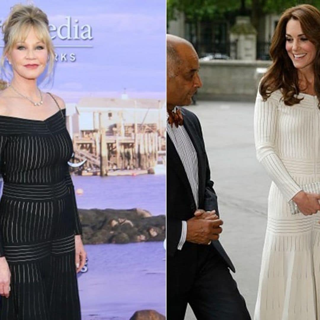 Kate Middleton and Melanie Griffith wear the same Barbara Casasola dress